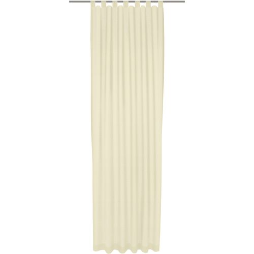 4004567428013 - Vorhang WIRTH Sunday beige (creme) Gardinen 345cm Schlaufen 142cm Baumwolle Polyester nach Maß B142cm H345cm