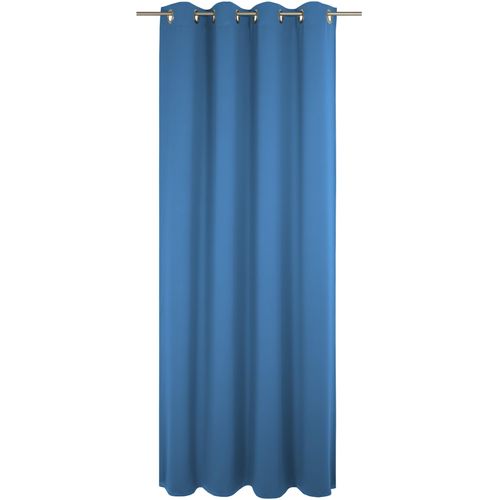 4004567413569 - Vorhang WIRTH Dim out blau Gardinen 205cm Ösen 142cm Polyester nach Maß B142cm H205cm