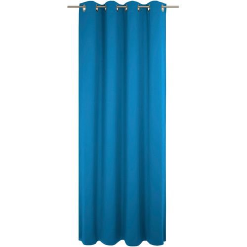 4004567413620 - Vorhang WIRTH Dim out blau Gardinen 265cm Ösen 142cm Polyester nach Maß B142cm H265cm