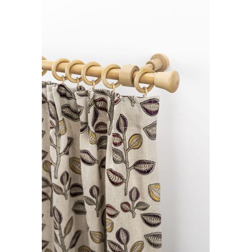 9002777468572 - Gardinenstange GARESA Sandri Vollrund Endknopf Reno Gardinenstangen Gr L 470 cm 1 läufig braun (buchefarben) Kinder Gardinenstangen für Vorhanggarnitur aus Holz verlängerbar mit Ringe 9002777468572 - Gardinenstange GARESA Sandri Vollrund Endknopf Reno Gardinenstangen Gr L 470 cm 1 läufig braun (buchefarben) Kinder Gardinenstangen für Vorhanggarnitur aus Holz verlängerbar mit Ringe