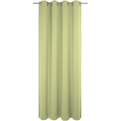 4004567428839 - Vorhang WIRTH Sunday grün Gardinen 355cm Ösen 142cm Baumwolle Polyester nach Maß B142cm H355cm 4004567428839 - Vorhang WIRTH Sunday grün Gardinen 355cm Ösen 142cm Baumwolle Polyester nach Maß B142cm H355cm
