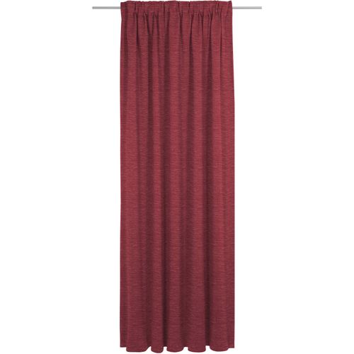 4004567377731 - Vorhang WIRTH Trondheim B Gardinen Gr 285 cm Multifunktionsband 132 cm rot Schlafzimmergardinen nach Maß