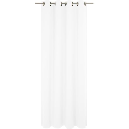 4004567491079 - Vorhang WIRTH Newbury weiß Gardinen 405cm Ösen 130cm Baumwolle Polyester nach Maß B130cm H405cm 4004567491079 - Vorhang WIRTH Newbury weiß Gardinen 405cm Ösen 130cm Baumwolle Polyester nach Maß B130cm H405cm