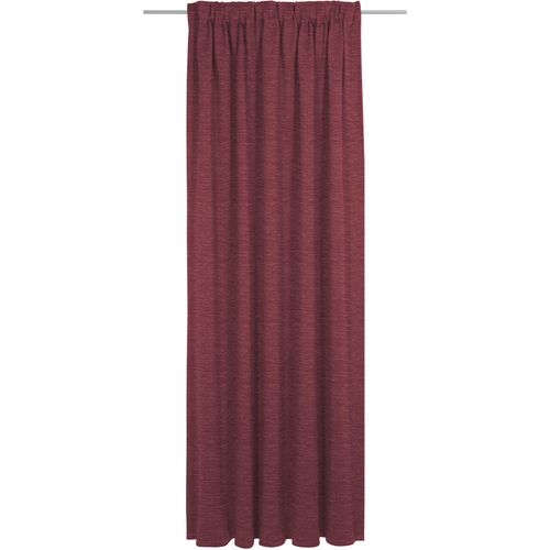 4004567377724 - Vorhang WIRTH Trondheim B Gardinen Gr 275 cm Multifunktionsband 132 cm rot Schlafzimmergardinen nach Maß