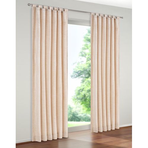 4004567025984 - Vorhang WIRTH Trondheim 328 g m² Gr 8 beige (natur) Gardinen 160cm Schlaufen 172cm Polyacryl B172cm H160cm