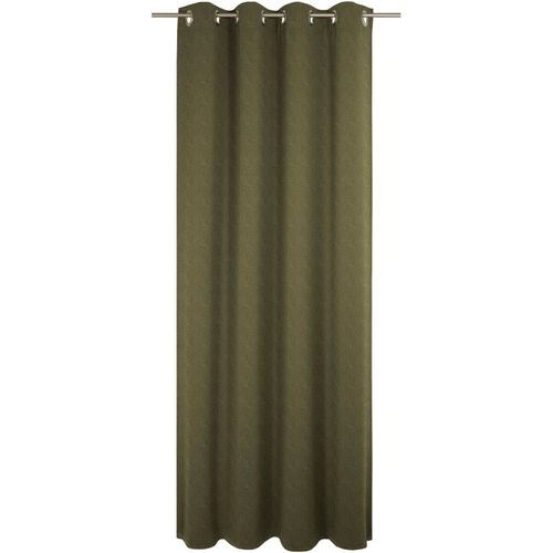 4004567229511 - Vorhang WIRTH Torbole Gr 1 grün (moosgrün) Gardinen 145cm Ösen 132cm Baumwolle Polyester B132cm H145cm 4004567229511 - Vorhang WIRTH Torbole Gr 1 grün (moosgrün) Gardinen 145cm Ösen 132cm Baumwolle Polyester B132cm H145cm