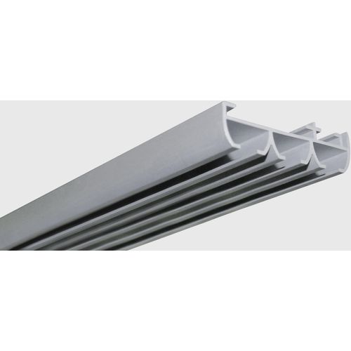 4015161011990 - Gardinenschiene Sileno Gardinenstangen Gr L 240 cm 3 läufig silberfarben Gardinenschienen