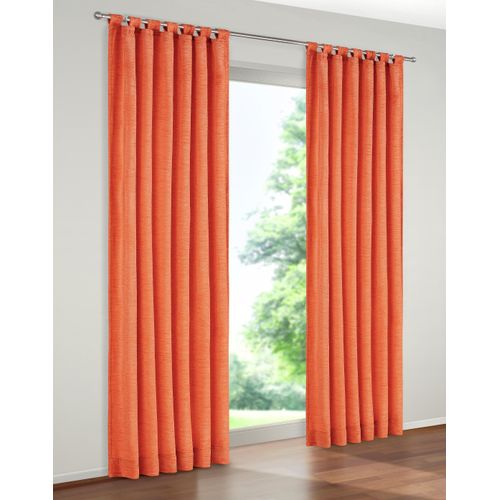 4004567097400 - Vorhang WIRTH Tromsö Gr 8 orange (terra) B270cm H245cm Chenille Polyacryl Gardinen 4004567097400 - Vorhang WIRTH Tromsö Gr 8 orange (terra) B270cm H245cm Chenille Polyacryl Gardinen