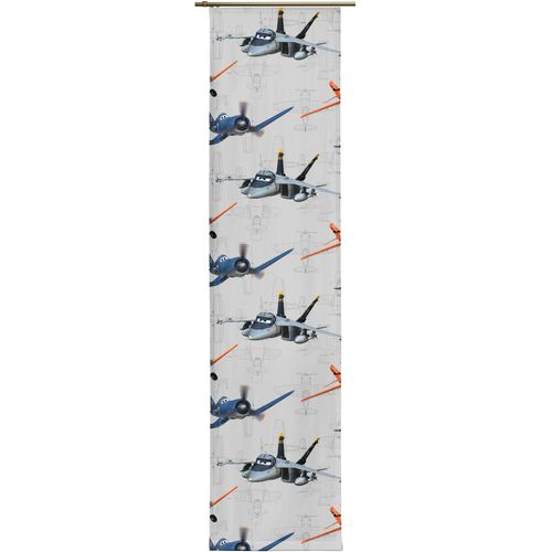 4004567332013 - Schiebegardine WIRTH Planes Echo Gr 2 grau (hellgrau) B60cm H175cm Satin Polyester Gardinen Disney 4004567332013 - Schiebegardine WIRTH Planes Echo Gr 2 grau (hellgrau) B60cm H175cm Satin Polyester Gardinen Disney