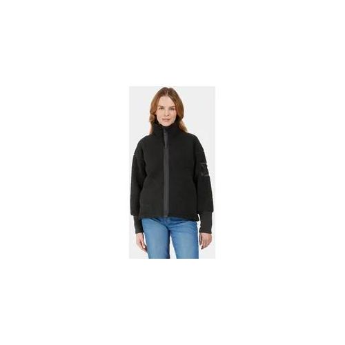 4057651843667 - Fleecejacke DIDRIKSONS MELLA WNS FZ 3 Damen Gr 44 schwarz Fleece Obermaterial 100% Polyester Futter 100% Polyester unifarben sportlich hoch geschlossener Ausschnitt Langarm weit angesetztes Bündchen Jacken