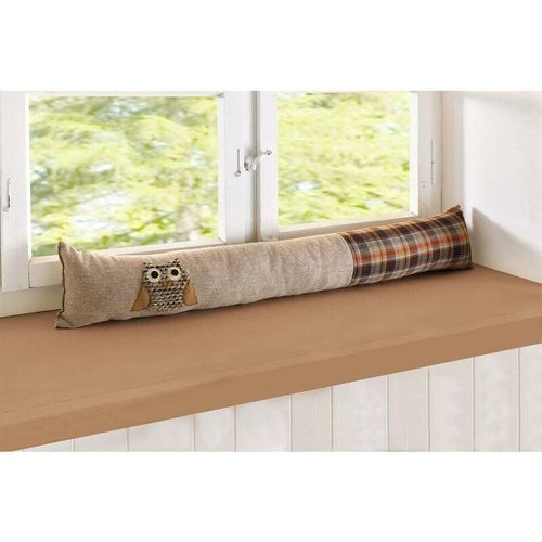 4260482661526 - Dekoleidenschaft - Zugluftstopper Eule für Fenster & Tür Türbodendichtung Fensterdichtung Türdichtung Windstopper