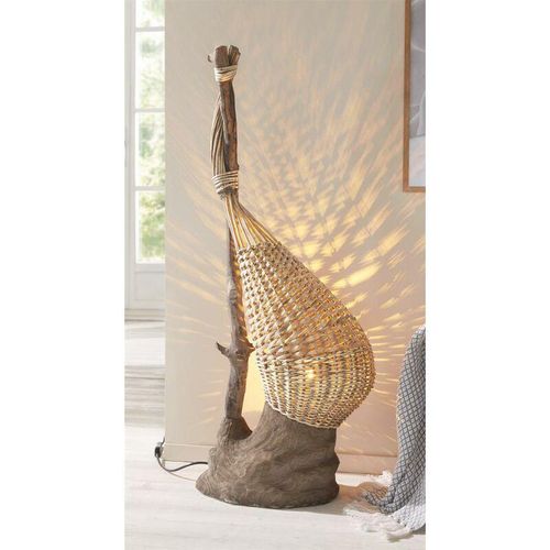 4260644457165 - Stehlampe Embraced Lampe Unikat Holz Geflochtendekorative LamperustikalHolz FF-100752 4260644457165 - Stehlampe Embraced Lampe Unikat Holz Geflochtendekorative LamperustikalHolz FF-100752