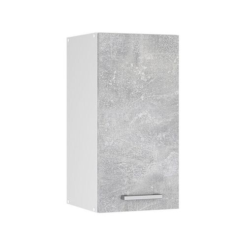 4251421934047 - Hängeschrank R-Line 40 cm Weiß Beton modern Vicco