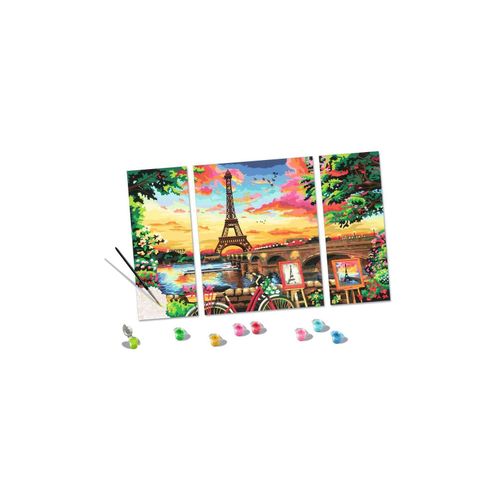 4005556201341 - Malen nach Zahlen RAVENSBURGER Creart- Paris Reflections Malvorlagen bunt Kinder Basteln Malen Kosmetik Schmuck Made in Europe  FSC - schützt Wald weltweit