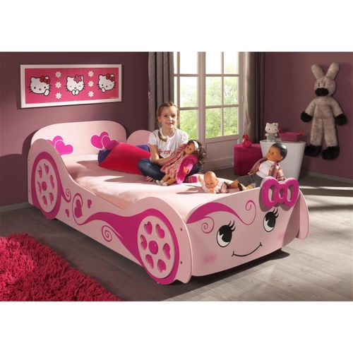 5420070207706 - VIPACK - Autobett Pretty Girl rosa (Love Car Bed) Liegefläche 90 x 200 cm 5420070207706 - VIPACK - Autobett Pretty Girl rosa (Love Car Bed) Liegefläche 90 x 200 cm