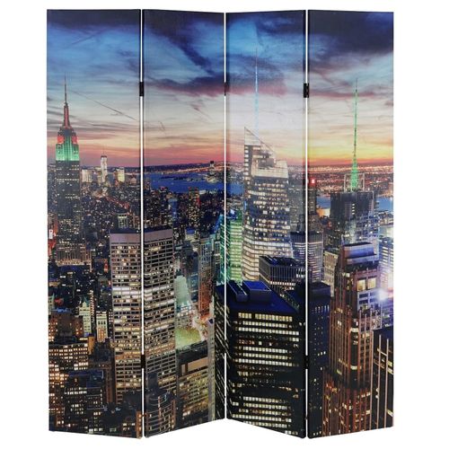 4052826150359 - LED-Paravent Spanische Wand Raumteiler Miami Timer netzbetrieben 180x160cm 28 LEDs
