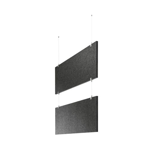 4040255328203 - baffel multiple-Set - Deckenträger - 3-fach Farbe anthrazit Größe 200x50x25cm 4040255328203 - baffel multiple-Set - Deckenträger - 3-fach Farbe anthrazit Größe 200x50x25cm