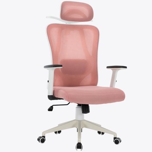 4250931576969 - Bürostuhl mit platzsparendem Kleiderbügel - ergonomischer Schreibtischstuhl mit Nacken- und Lordosenstütze - komfortabler Gamingstuhl mit Netzrückenlehne und Wippfunktion