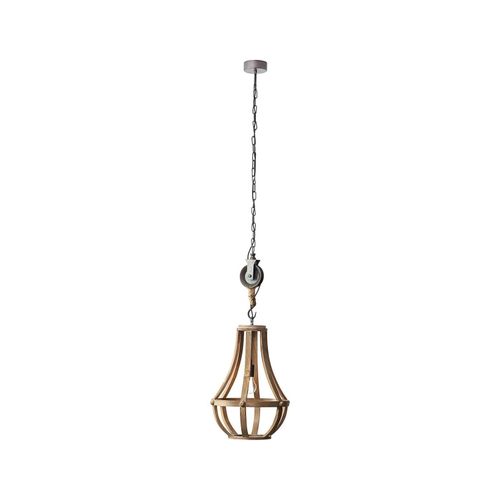 4004353296710 - Lampe Church Pendelleuchte 43cm holz hell 1x G95 E27 60W geeignet für Normallampen (nicht enthalten) Kette ist kürzbar - braun - Brilliant 4004353296710 - Lampe Church Pendelleuchte 43cm holz hell 1x G95 E27 60W geeignet für Normallampen (nicht enthalten) Kette ist kürzbar - braun - Brilliant