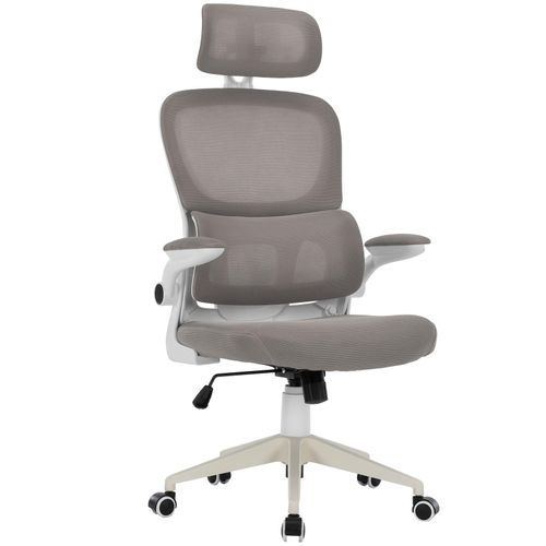 4250931576860 - Flexibler Bürostuhl in moderner Mesh-Optik ergonomischer Schreibtischstuhl mit Nacken- und Lordosenstütze Gamingstuhl mit atmungsaktiver Netzrückenlehne und Wippfunktion