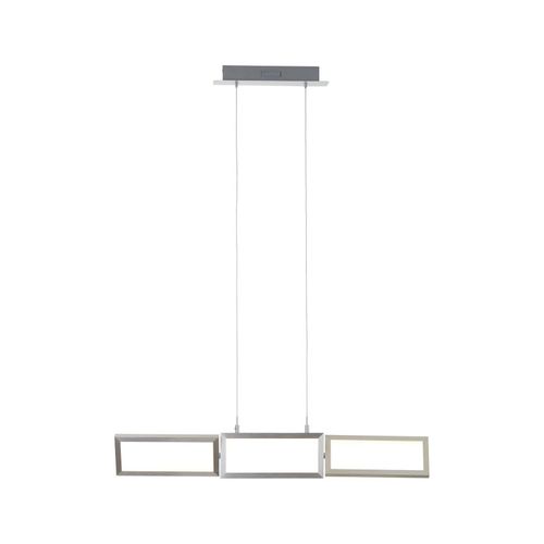 4004353316944 - BRILLIANT Lampe Tunar LED Pendelleuchte 3flg alu 3x 10W LED integriert (700lm 3000K) In der Höhe einstellbar   Kabel kürzbar - silber
