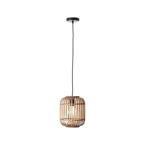 4004353347542 - Lampe Woodrow Pendelleuchte 1flg hellbraun 1x A60 E27 60W gf Normallampen n ent Kabel kürzbar Für LED-Leuchtmittel geeignet - braun - Brilliant 4004353347542 - Lampe Woodrow Pendelleuchte 1flg hellbraun 1x A60 E27 60W gf Normallampen n ent Kabel kürzbar Für LED-Leuchtmittel geeignet - braun - Brilliant