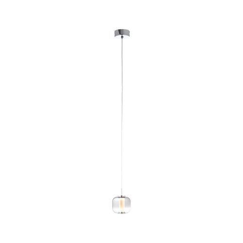 4004353379659 - BRILLIANT Rafa LED Pendelleuchte 1flg chrom rauchglas InnenleuchtenPendelleuchten 1x 7W LED integriert (Lichtstrom 437lm Lichtfarbe 3000K) In der Höhe einstellbar Kabel kürzbar 4004353379659 - BRILLIANT Rafa LED Pendelleuchte 1flg chrom rauchglas InnenleuchtenPendelleuchten 1x 7W LED integriert (Lichtstrom 437lm Lichtfarbe 3000K) In der Höhe einstellbar Kabel kürzbar
