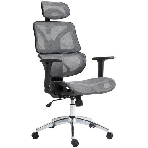 4255716303075 - Bürostuhl Deshler I ergonomischer Schreibtischstuhl I höhenverstellbarer Drehstuhl I mit Armlehnen und Kopfstütze