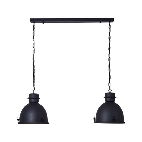 4004353382727 - Lampe Kiki Pendelleuchte 2flg schwarz korund Metall 2x A60 E27 52WNormallampen (nicht enthalten) - schwarz - Brilliant 4004353382727 - Lampe Kiki Pendelleuchte 2flg schwarz korund Metall 2x A60 E27 52WNormallampen (nicht enthalten) - schwarz - Brilliant