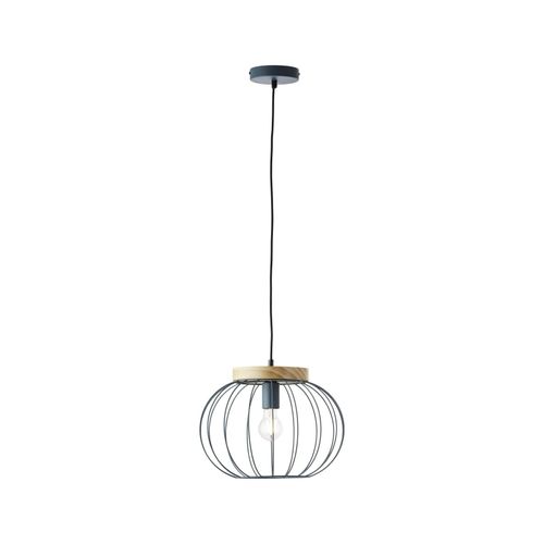 4004353378683 - Lampe Sorana Pendelleuchte 1flg türkis Metall Holz 1x A60 E27 40WNormallampen (nicht enthalten) - grün - Brilliant 4004353378683 - Lampe Sorana Pendelleuchte 1flg türkis Metall Holz 1x A60 E27 40WNormallampen (nicht enthalten) - grün - Brilliant