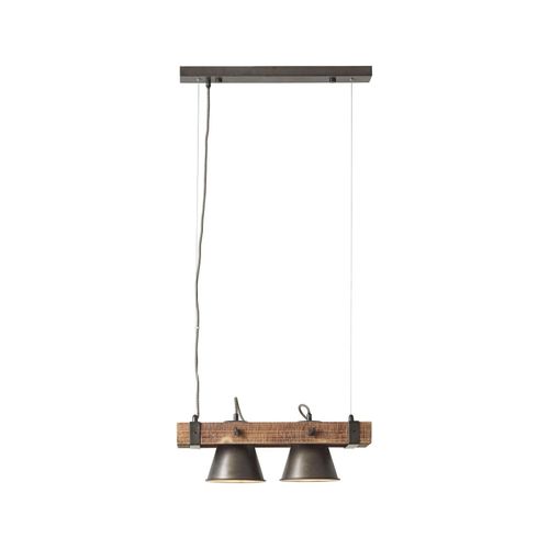 4004353361470 - Lampe Decca Pendelleuchte 2flg schwarz stahl 2x A60 E27 10W Holz aus nachhaltiger Waldwirtschaft (fsc) - schwarz - Brilliant 4004353361470 - Lampe Decca Pendelleuchte 2flg schwarz stahl 2x A60 E27 10W Holz aus nachhaltiger Waldwirtschaft (fsc) - schwarz - Brilliant