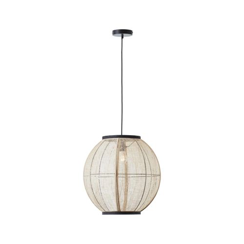 4004353394751 - Lampe Tanah Pendelleuchte 47cm schwarz natur 1x A60 E27 42W Kabel kürzbar in der Höhe einstellbar - braun - Brilliant 4004353394751 - Lampe Tanah Pendelleuchte 47cm schwarz natur 1x A60 E27 42W Kabel kürzbar in der Höhe einstellbar - braun - Brilliant