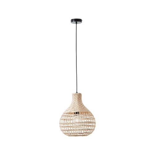 4004353396687 - Lampe Southsea Pendelleuchte 33cm natur schwarz 1x A60 E27 25W Kabel kürzbar in der Höhe einstellbar - schwarz - Brilliant 4004353396687 - Lampe Southsea Pendelleuchte 33cm natur schwarz 1x A60 E27 25W Kabel kürzbar in der Höhe einstellbar - schwarz - Brilliant