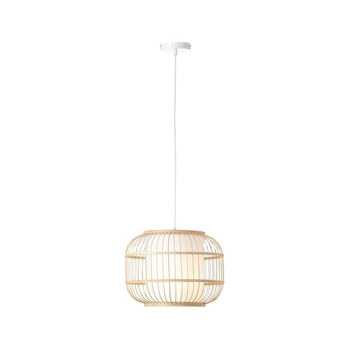 4004353379826 - BRILLIANT Bones Pendelleuchte 40cm natur weiß InnenleuchtenPendelleuchten 1x A60 E27 40W geeignet für Normallampen (nicht enthalten) In der Höhe einstellbar Kabel kürzbar 4004353379826 - BRILLIANT Bones Pendelleuchte 40cm natur weiß InnenleuchtenPendelleuchten 1x A60 E27 40W geeignet für Normallampen (nicht enthalten) In der Höhe einstellbar Kabel kürzbar