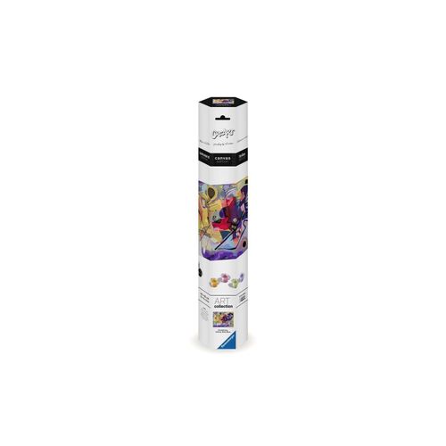 4005556239184 - Malen nach Zahlen RAVENSBURGER CreArt Leinwand ART Collection Gelb Rot Blau (Kandinsky) bunt Malvorlagen KinderB30cm H40cm Made in Europe B30cm H40cm