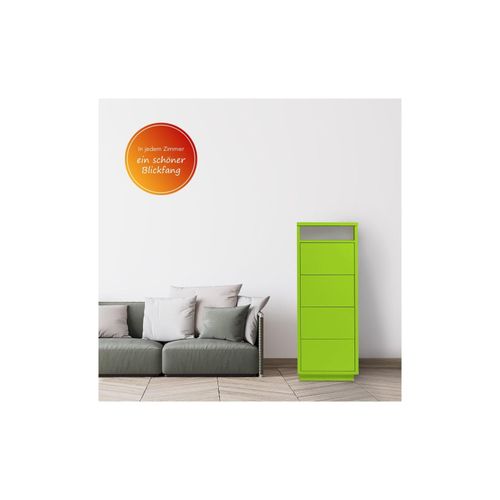 0729389818715 - Kommode mit Schubkästen Klapp-Deckel & Dokumenten-Ablage mit Glasfenster 0729389818715 - Kommode mit Schubkästen Klapp-Deckel & Dokumenten-Ablage mit Glasfenster