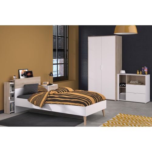3480940303084 - Kinderzimmer-Set 5-teilig Aalborg 2 Weiß Japanische Eiche 3480940303084 - Kinderzimmer-Set 5-teilig Aalborg 2 Weiß Japanische Eiche