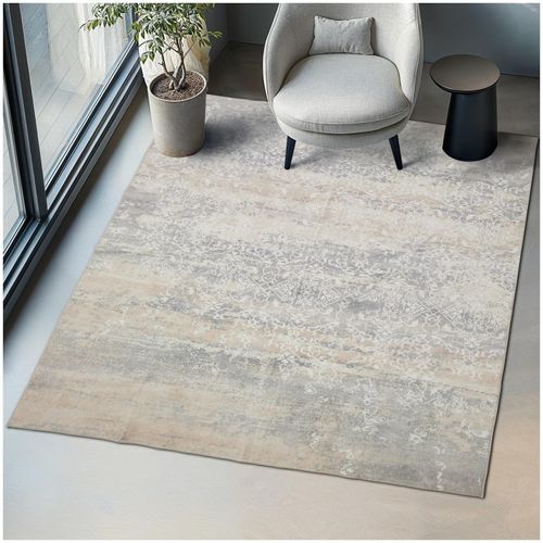 4061173268181 - tectake® Vintage Designer Teppich verschiedene Größen pflegeleichter flauschiger Kurzflor rutschfeste Unterfläche