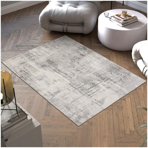 4061173268228 - tectake® Vintage Designer Teppich verschiedene Größen pflegeleichter flauschiger Kurzflor rutschfeste Unterseite