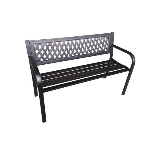 4041908137227 - Bank Askija 2-Sitzer Sitzbank Gartenbank Parkbank Stahl schwarz 4041908137227 - Bank Askija 2-Sitzer Sitzbank Gartenbank Parkbank Stahl schwarz