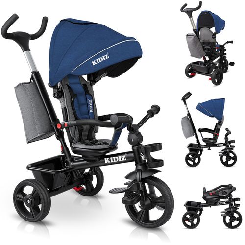 4260692710106 - KIDIZ® Dreirad 5in1 Kinderdreirad mit Schubstange Lenksystem Stange ab 1 Jahr vorwärts und Rückwärtsfahrt Jogger Korb Tasche Getränkehalter Sonnendach Gummiräder Buggy Fahrrad Baby Klappbar 4260692710106 - KIDIZ® Dreirad 5in1 Kinderdreirad mit Schubstange Lenksystem Stange ab 1 Jahr vorwärts und Rückwärtsfahrt Jogger Korb Tasche Getränkehalter Sonnendach Gummiräder Buggy Fahrrad Baby Klappbar