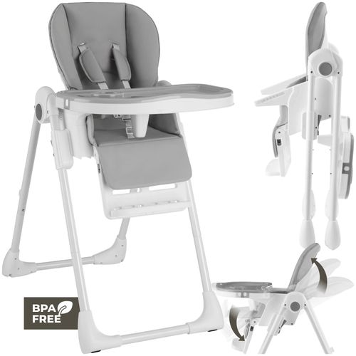 4061173260703 - tectake® Hochstuhl ab den ersten Lebensmonaten klappbar pflegeleichter schmutzabweisender Kunstlederbezug doppeltes Tablett Belastbarkeit 15 kg 55 x 91 x 95 cm 4061173260703 - tectake® Hochstuhl ab den ersten Lebensmonaten klappbar pflegeleichter schmutzabweisender Kunstlederbezug doppeltes Tablett Belastbarkeit 15 kg 55 x 91 x 95 cm