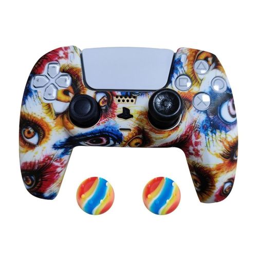 4066914169123 - 2 x Schutzhülle für Playstation 5 DualSense Controller Skin Silikon Schutz Motiv 4066914169123 - 2 x Schutzhülle für Playstation 5 DualSense Controller Skin Silikon Schutz Motiv