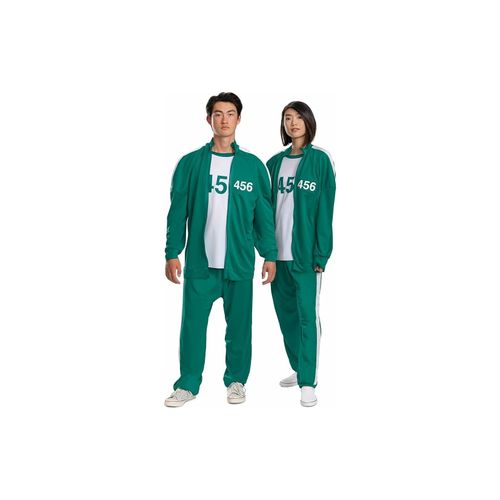 0192995144286 - Squid Game Spieler 456 Kostüm Trainingsanzug mit Jacke