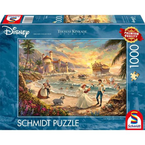 4001504580360 - Thomas Kinkade Studios Disney Dreams Collection - The Little Mermaid Celebration of Love Puzzle