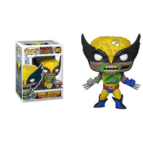 0889698366489 - POP - Marvel Zombies - Wolverine Glows in the Dark