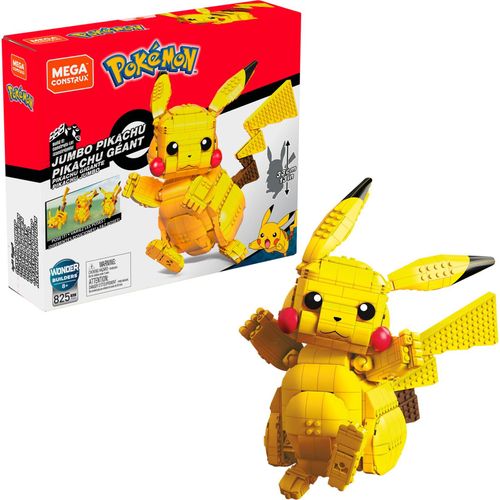 0887961661149 - Mega Construx FVK81 Pokémon Jumbo Pikachu Bausatz 0887961661149 Mattel GAMES 0887961661149 - Mega Construx FVK81 Pokémon Jumbo Pikachu Bausatz 0887961661149 Mattel GAMES