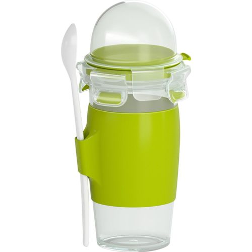 4009049529516 - CLIP & GO Yoghurtbecher 450 ml Praktischer To-Go-Becher mit beigefügtem Löffel Maße (B x L x T) 201 x 106 cm