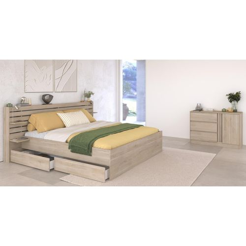 3480940301585 - Schlafzimmer 3-teilig Escale 25 140x200 Japanische-Eiche 3480940301585 - Schlafzimmer 3-teilig Escale 25 140x200 Japanische-Eiche