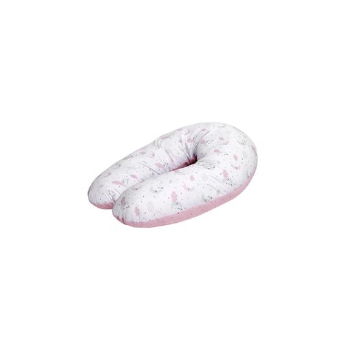 3800166104201 - Schwangerschaftskissen Stillkissen 100% Baumwolle 190 cm lang pink